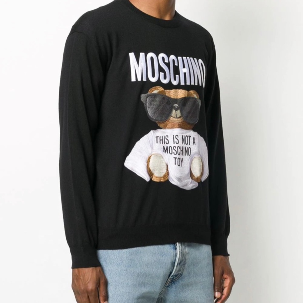 Moschino Teddy Bear crew neck sweatshirt